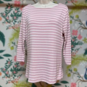 A New Day Pink Striped Top